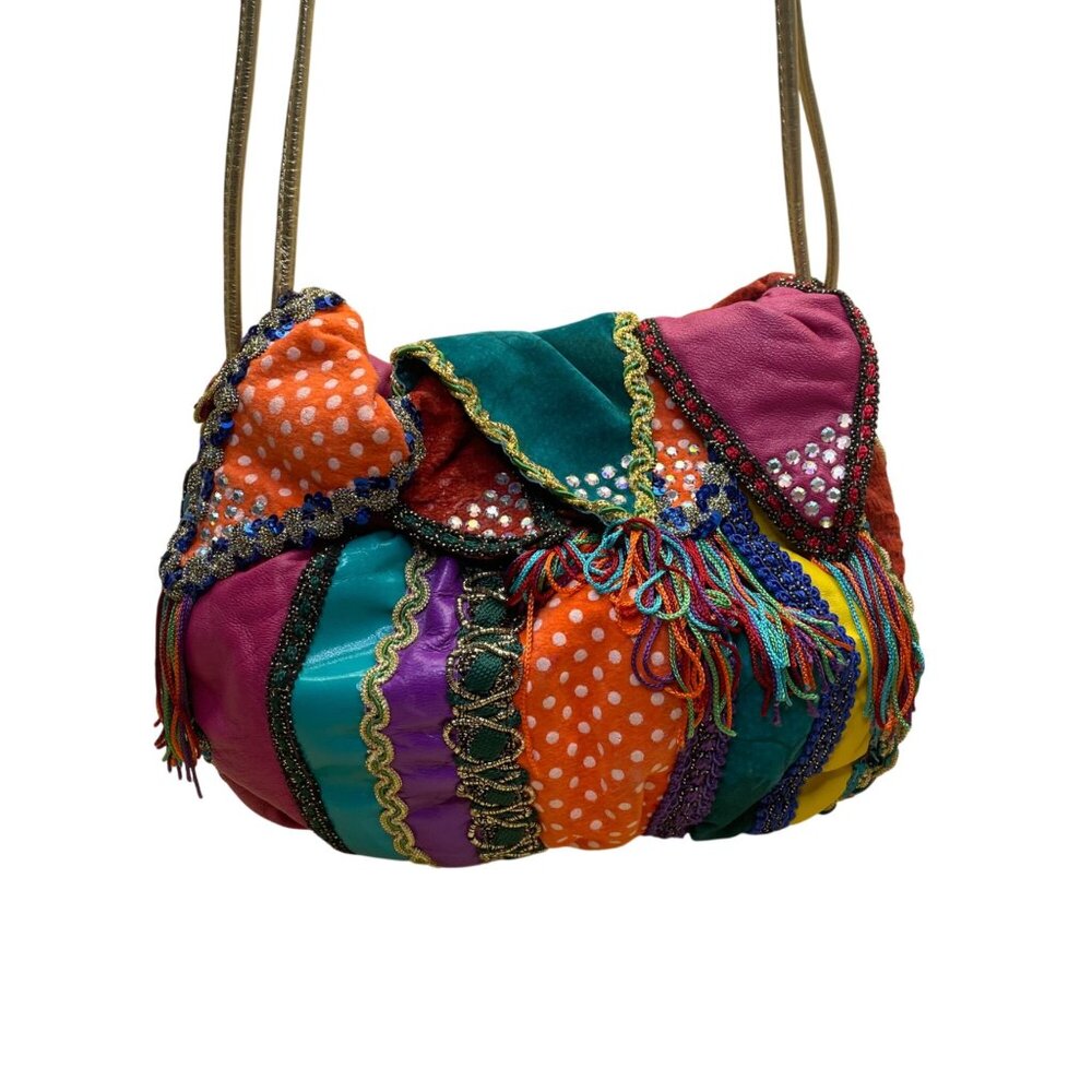 Rita Diana Women’s Multicolor Patchwork Bohemian … - image 3